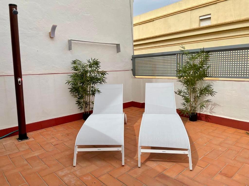 Ti2 Duplex Con Terraza Privada, 120 Metros De La Catedral Apartment Sevilla Bagian luar foto